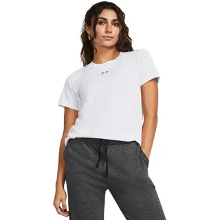 Under Armour Off Campus Core T-Shirt Damen 100 white/black L