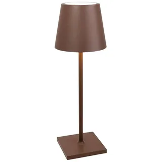 Zafferano Tischleuchte Poldina L Desk 50 cm Rost