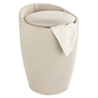 Wenko Badhocker mit Wäschesammler Candy 22834100 beige