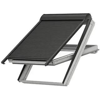 Velux Sparpaket SunProtect - Dachfenster+Eindeckrahmen+Elektro-Rollladen+KUX (78 x 140 MK08, EDZ 0000 - für Ziegel bis 4,5cm)