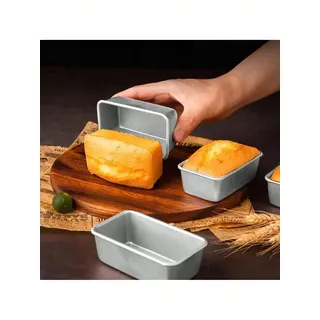 4er-set Aluminium-backformen: Perfekt Für Selbstgemachte Käsekuchen, Brownies Und Pfannkuchen. Geeignet Für Heißluftfritteusen. Ideal Zum Backen Für Festliche Anlässe.