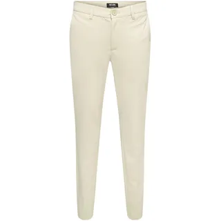 Only & Sons ONSMARK Tapered Chino Hose Beige 34 32