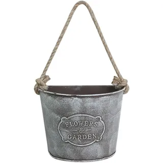 Dianzan Hängende Pflanzvase, Wandmontierter Pflanztopf, Vintage-blumentopf Zum Aufhängen, Metall-eisenzaun-pflanztopf Für Pflanzen Im Freien, Wandmontierter Blumentopf