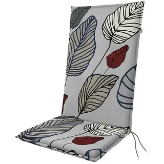 Doppler Sitzauflage Living  (Hochlehner, L x B x H: 119 x 48 x 6 cm, Grau)