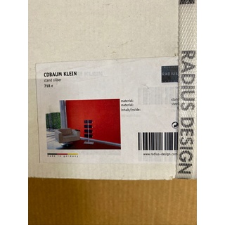 Radius CD-Baum Regal silber, Stand  klein Wandregal DVD-Regal