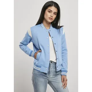 URBAN CLASSICS Inset College Jacke Blue Sky / White S