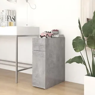 vidaXL Apothekerschrank Betongrau 20 x 45,5 x 60 cm Grau