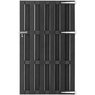vidaXL WPC Gartentor 100 x 180 cm grau