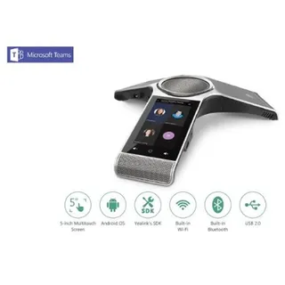Yealink CP960, IP-Konferenztelefon, Tasten, Berührung, Silber, 12,7 cm (5"), 720 x 1280 Pixel, G.711alaw, G.722, G.722.1, G.723, G.723.1, G.726, G... - Silber