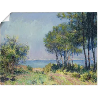 Poster ARTLAND "Die Küste bei Varengeville. 1882", grün (farbe bild(er): grün), B:60cm H:45cm, Bilder, Poster, ohne Rahmen