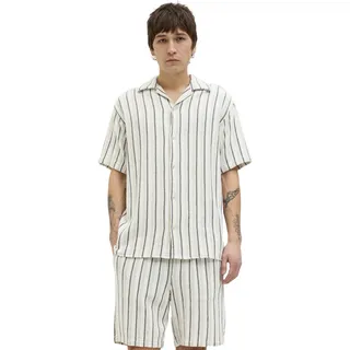 JACK & JONES Regular Fit Freizeithemd mit Resortkragen Modell 'COBA', Beige, L