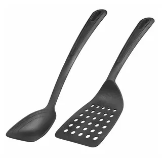 Westmark Pfannenwender & Pfannenlöffel-Set 2tlg. Kunststoff schwarz