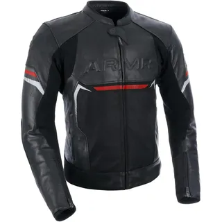 ARMR Raiden 3.0 Lederjacke Schwarz/Rot XL