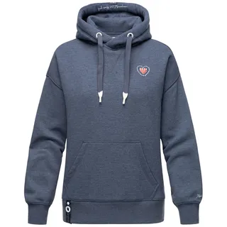 NAVAHOO Damen Kapuzensweatshirt Stylischer Damen Hoodie im Oversize-Look Goldfee