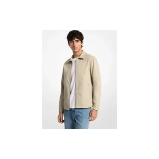 MK Hemdjacke aus Stretch-Baumwolle - Grau - Michael Kors - XL