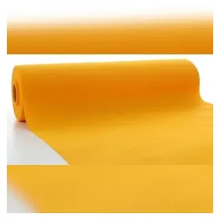 Mank Tischläufer aus Airlaid | CURRY/ORANGE, 40 cm x 24 m, 1 Stück | Tischtuch Tischband Tischwäsche Tischdeckenrolle