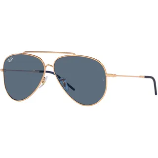 Ray-Ban Aviator Reverse RBR0101S-92023A-62 - Damen/Herren Sonnenbrille - Polished Rose Gold - 62 mm