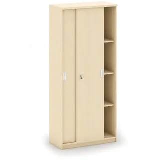 Schiebeschrank MIRELLI, 800 x 400 x 1800 mm, Birke