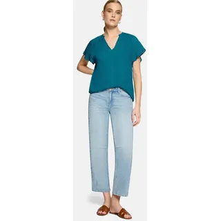 Zero Klassische Bluse Blau 44