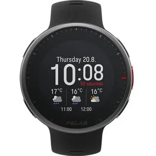 POLAR Damen und Herren Multi-Sportuhr "Vantage V2", Größe M/L in Schwarz Schwarz