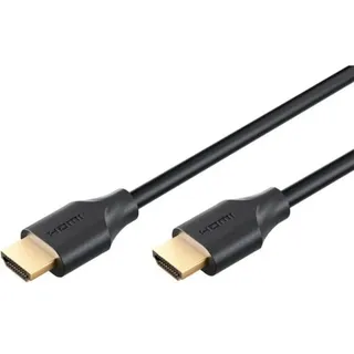 goobay Ultra96 HDMI Kabel HDMI auf HDMI 1 m Schwarz/Gold