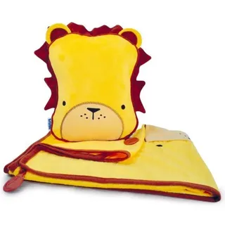 Trunki Snoozihedz - Reiseset Löwe 'LEEROY' Decke, Kuscheltier und Kissen in Eine