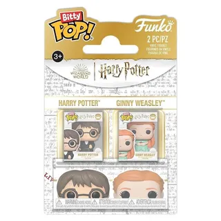 Funko Harry Potter Bitty - 2er-Pack Harry & Ginny 2,5 cm
