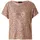 T-Shirt Pailletten Braun S