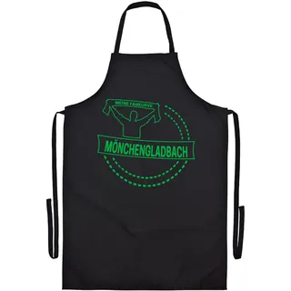 multifanshop Grillschürze - Mönchengladbach - Meine Fankurve - Druck grün - Schürze