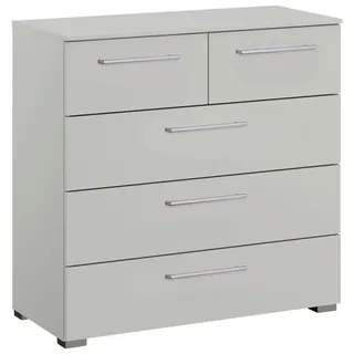 Novel Kommode, Hellgrau, Kunststoff, 5 Schublade(n) Schubladen, 80x81x42 cm, Blauer Engel, Goldenes M, Made in Germany, Typenauswahl, Wohnzimmer, Kommoden & Sideboards, Kommoden