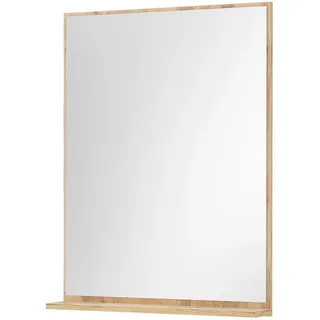 furn.design Badspiegel Wotan Eiche mit Ablage 60 x 80 cm, Center