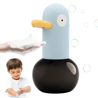 Enten Seifenspender,automatischer Seifenspender Kinder,realistischer Nasenform Wandmontierter Seifenspende,elektrischer Seifenspender Mit Sensor,Duck Shape Soap Dispenser(A)
