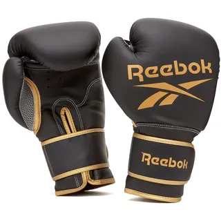 Reebok Retail Boxing Gloves - Gold/Schwarz 12 oz