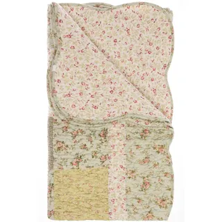 My Flair Patchwork Decke Alessia II Grün 155 x 220 cm | Bettdecke, Tagesdecke, Kuscheldecke, Kinderdecke, Spieldecke | perfekt für Kinderzimmer – edles Design, hochwertige Materialien