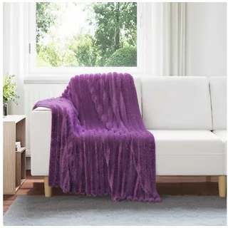 vidaXL Bettüberwurf 150 x 130 cm Lila