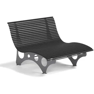 Home Deluxe Wellenliege NIRA Anthrazit