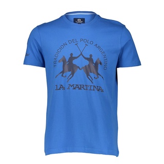 La Martina Shirt in Blau - XL