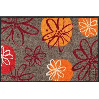 Erwin Müller Fußmatte Fußmatte "Koblenz", eckig, Höhe: 7 mm, gemustert braun|rot 75 cm x 120 cm x 7 mm