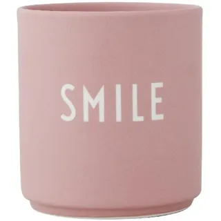 Design Letters Tasse Becher Favourite Cup Smile Rose