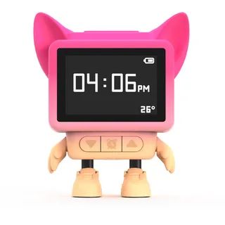 Mob Wecker und Lautsprecher, Bluetooth, für Kinder, Tanz in Musik, LCD-Display, emotional & beruhigender weißer Geräuschpegel