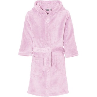 Playshoes Fleece-Bademantel uni rosa, 86/92
