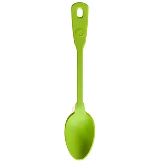 Kochblume Servierlöffel | Küchenlöffel | Premium-Silikon & BPA frei| Hitzebeständig | Spülmaschinenfest | 27cm | Farbe: limette