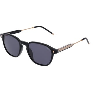 Lozza SL4313 Unisex-Sonnenbrille Vollrand Panto Acetat-Gestell, schwarz
