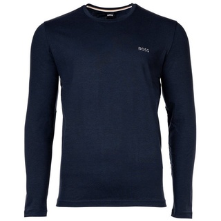 BOSS T-Shirt Herren Langarmshirt - Rundhals, Mix & Match blau MYourfashionplace