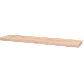 levandeo Wandboard Bobby Kernbuche Dekor 100cm Deutsche Herstellung Schablone und Schrauben Wandregal Regal Wandbord