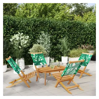 vidaXL Gartenstuhl 48 x 94 x 20 cm grün 4 St.