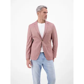 Lerros Jerseysakko LERROS "Leichter Jersey-Blazer mit bedrucktem Futter", Herren, Gr. 46, maple rot, 82% Polyester, 11% Viskose, 7% Elasthan, Sakkos, Jersey mit Stretchanteil, bedrucktes Innenfutter, 2-Knopf-Design