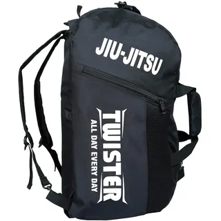 TWISTER FIGHT WEAR Jiu Jitsu Rucksack & Seesack | BJJ & Karate Kampfsport Turnbeutel | wandelbarer Sportrucksack für Training & Reisen