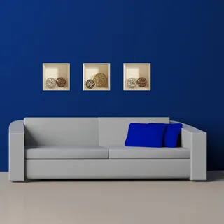 Ambiance-Live 3D Spheres Wandtattoo 30 x 90 cm mit Verpackung