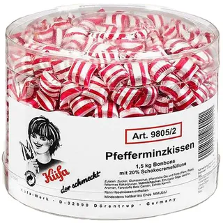 Bonbons Pfefferminzkissen Lutschbonbons mit Schokocremefüllung 1500 g